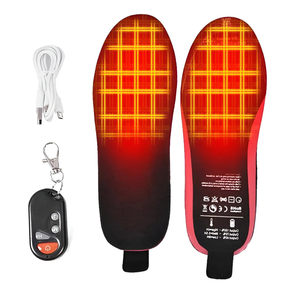Heated Insoles and Shoe Inserts with Wireless Remote Control and Three Heat Settings - Image 5