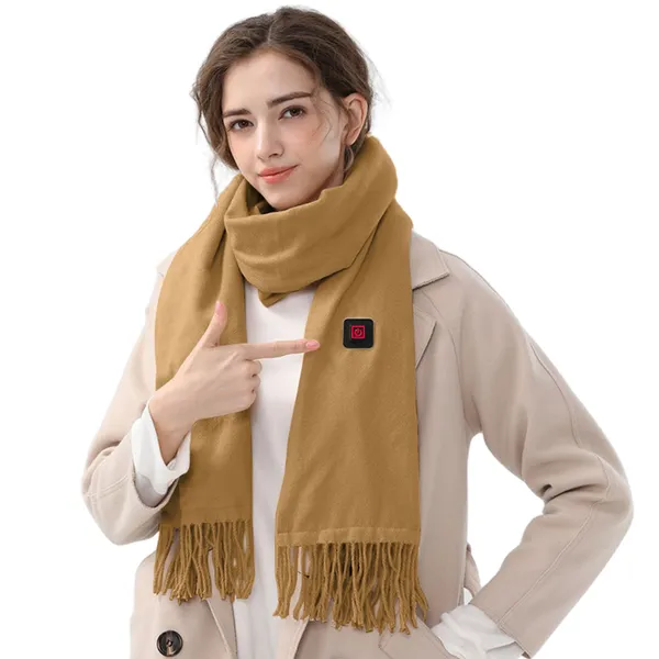 Heated Neck Wrap Back Heating Pad with USB Power and Temperature Control Scarf - Image 2