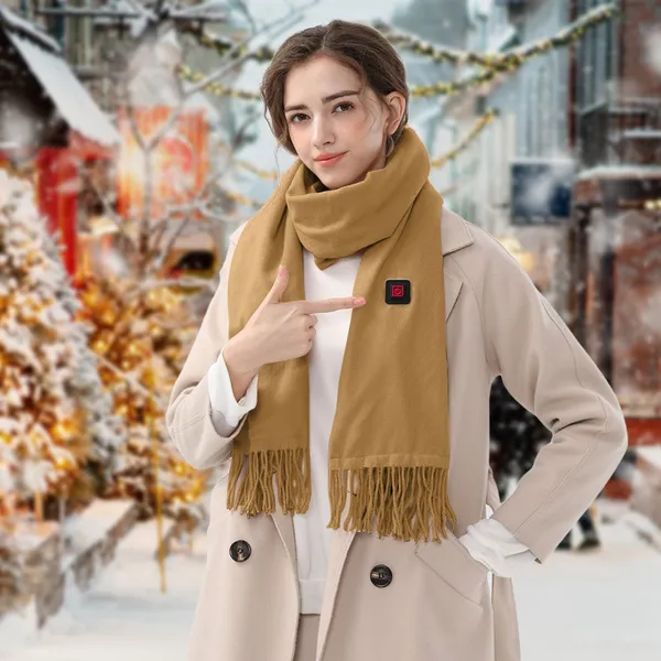 Heated Neck Wrap Back Heating Pad with USB Power and Temperature Control Scarf - Image 4