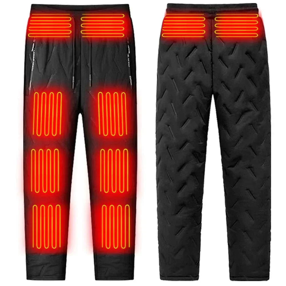 Heated Pants with Electric Warmth for Cold Weather Golf and Motorcycle Riding - Image 1