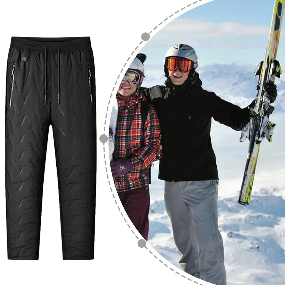 Heated Pants with Electric Warmth for Cold Weather Golf and Motorcycle Riding - Image 9