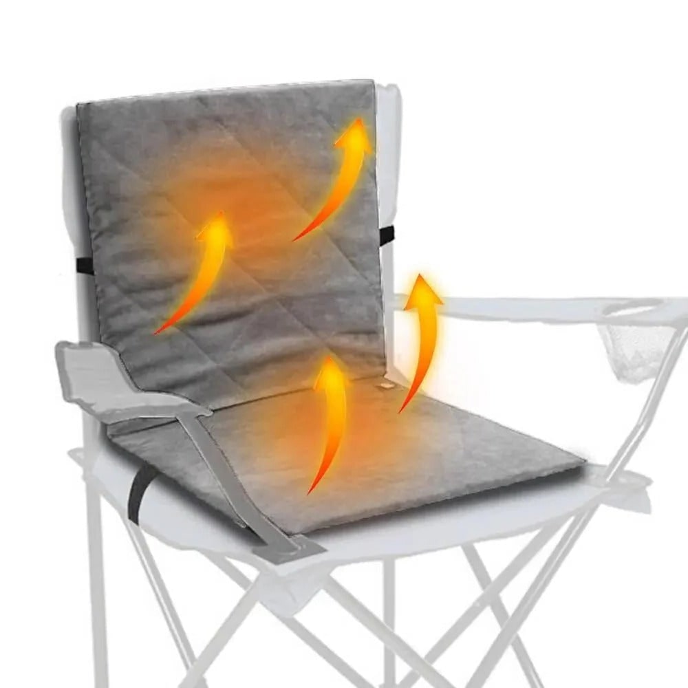 Heated Stadium Seat Cushion for Bleachers with USB Power and Portable Carrying Handle - Image 2