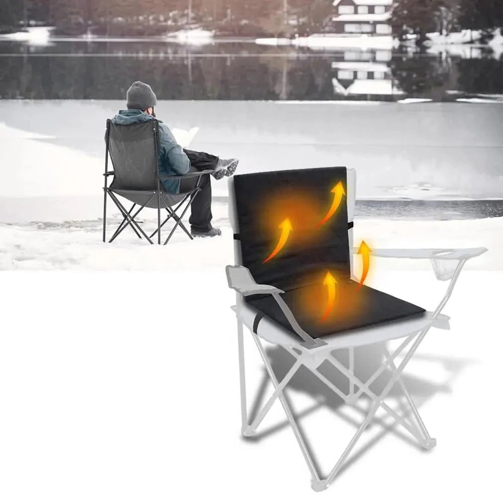 Heated Stadium Seat Cushion for Bleachers with USB Power and Portable Carrying Handle - Image 4