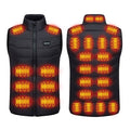 Heated Vest with USB Power Rechargeable Battery and Quilted Puffer Design - Image 1