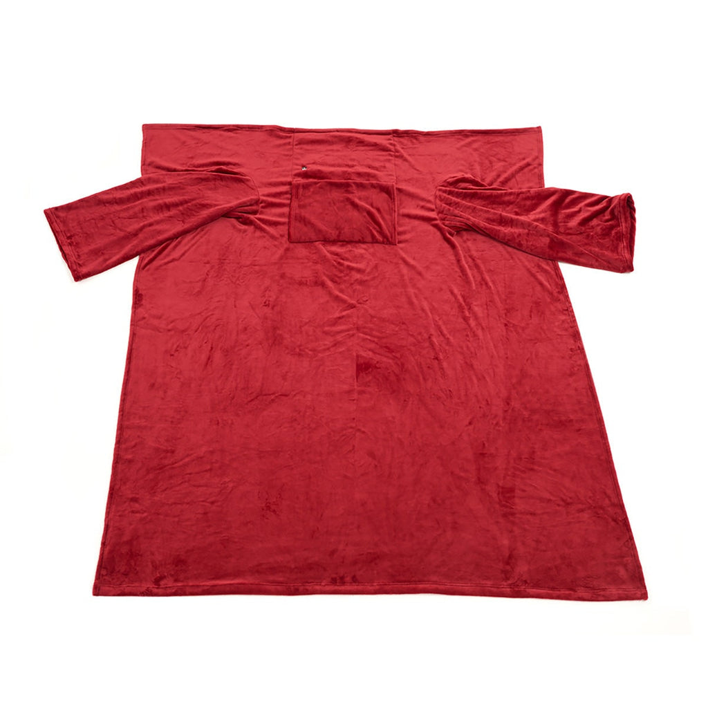 Heated Wearable Blanket with Sleeves and Throw Electric Fleece with Auto Shutoff - Image 2