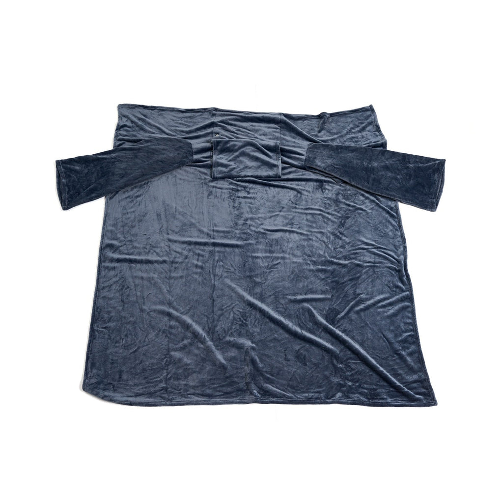 Heated Wearable Blanket with Sleeves and Throw Electric Fleece with Auto Shutoff - Image 3