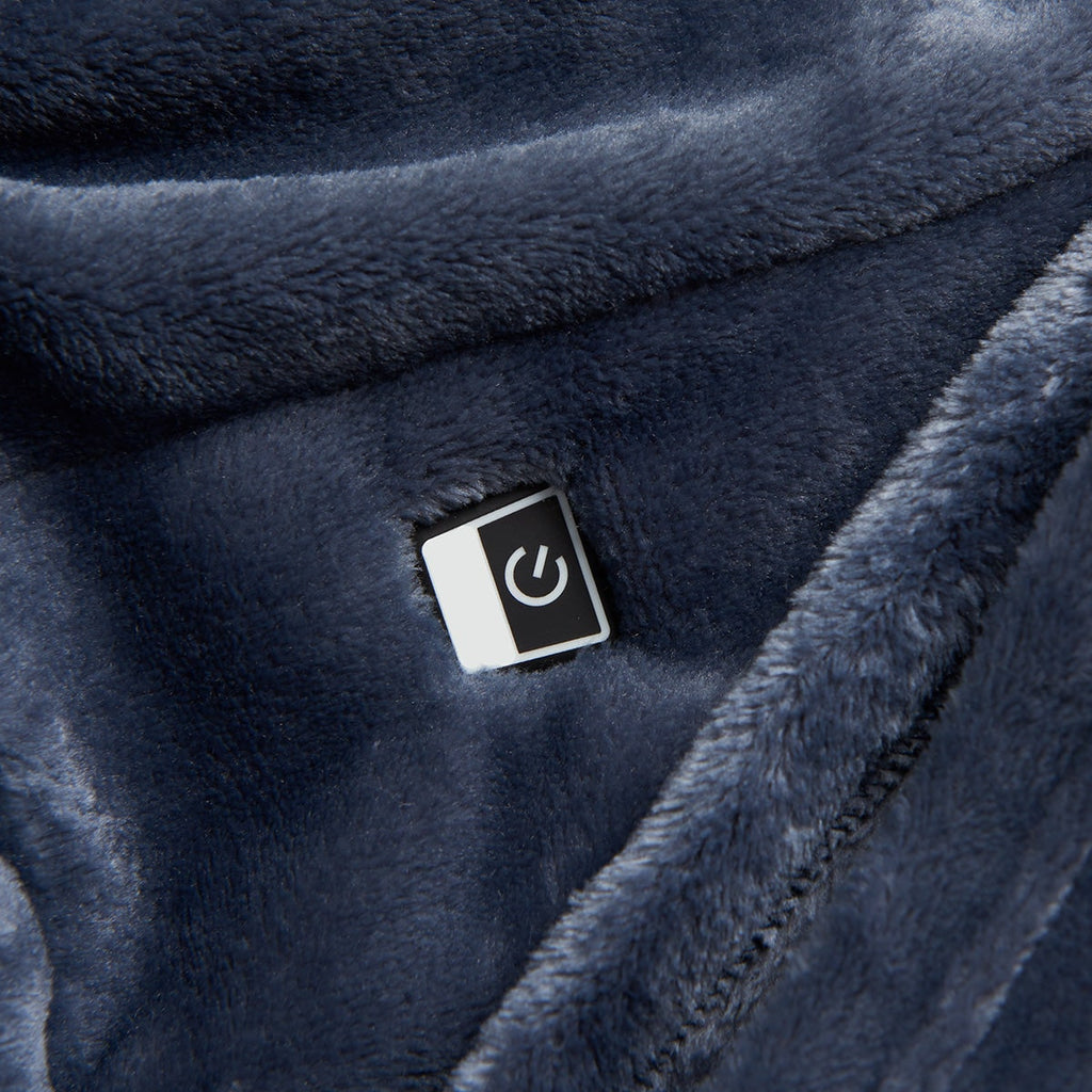 Heated Wearable Blanket with Sleeves and Throw Electric Fleece with Auto Shutoff - Image 4