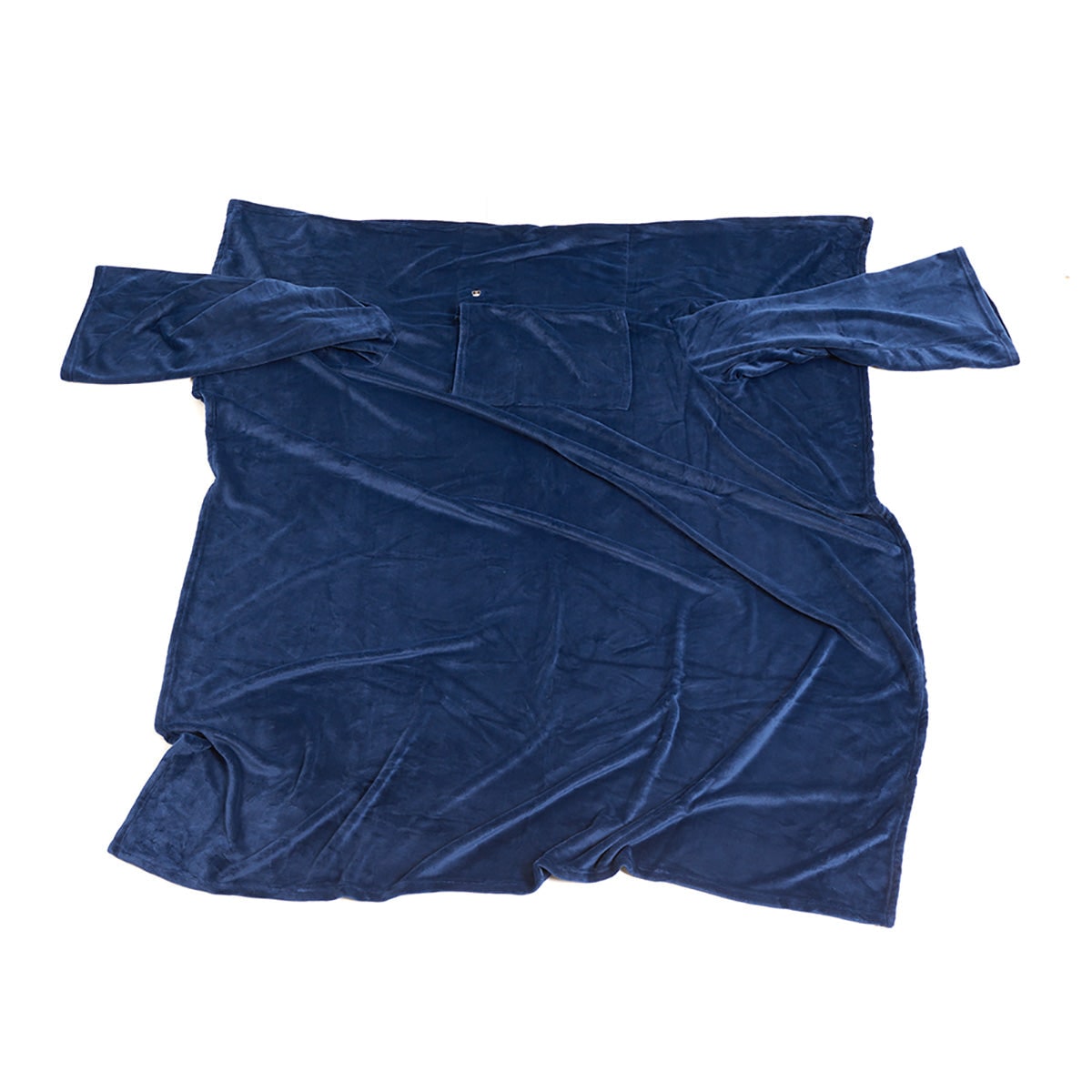 Heated Wearable Blanket with Sleeves and Throw Electric Fleece with Auto Shutoff - Image 5
