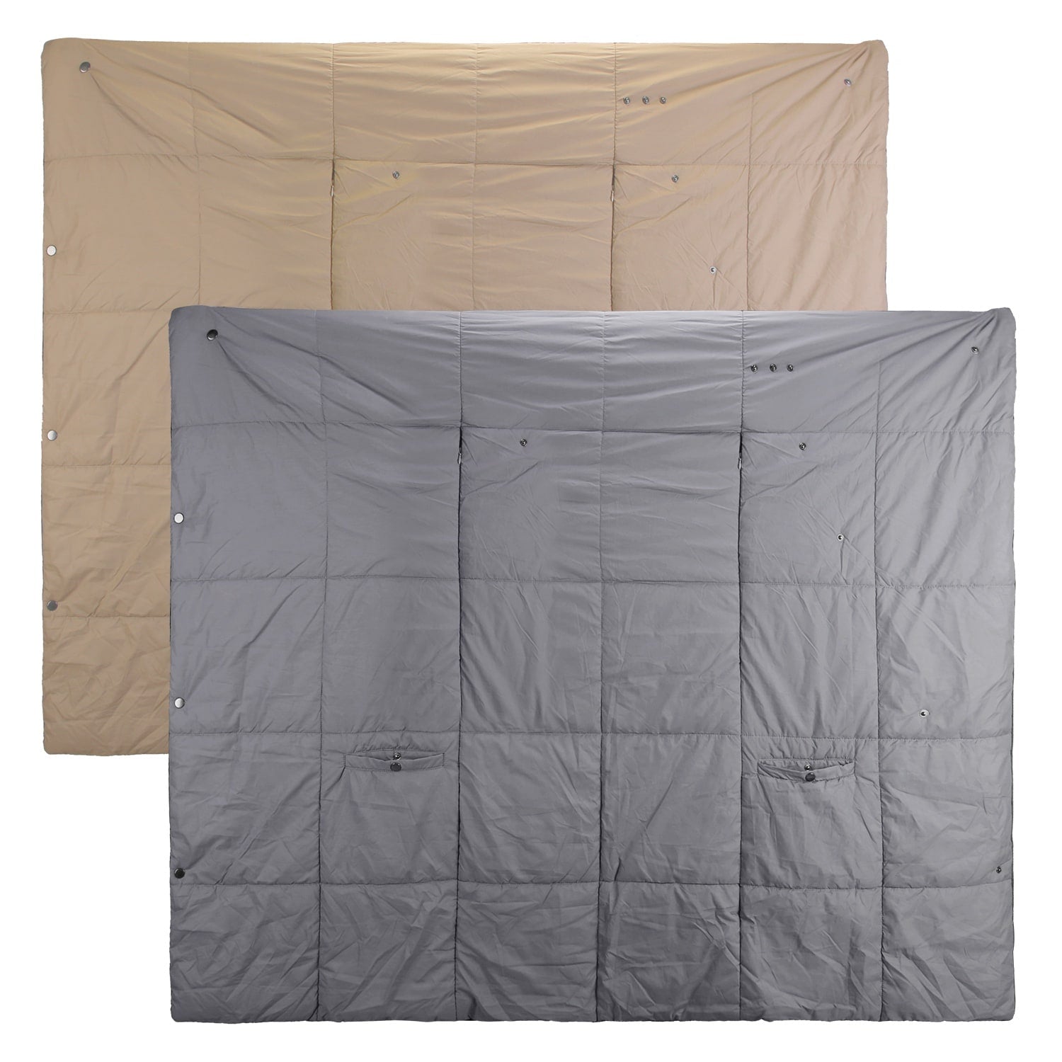 Heated Wearable Blanket with USB Control 6 Heating Zones Dual Switch and Zippered Arm Holes - Image 8