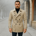 Men's Casual Double Knit Cardigan - Cozy, Stylish, and Warm
