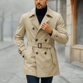 Men's Casual Double Knit Cardigan - Cozy, Stylish, and Warm