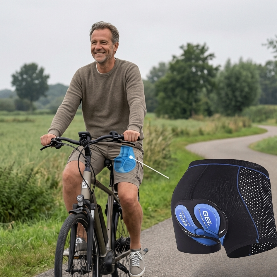 Unisex Gel-Padded Cycling Shorts