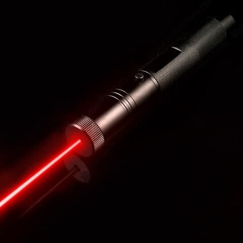 High Power Laser Pointer Pen with Adjustable Focus and Safety Key Lock Blue Light - Image 3