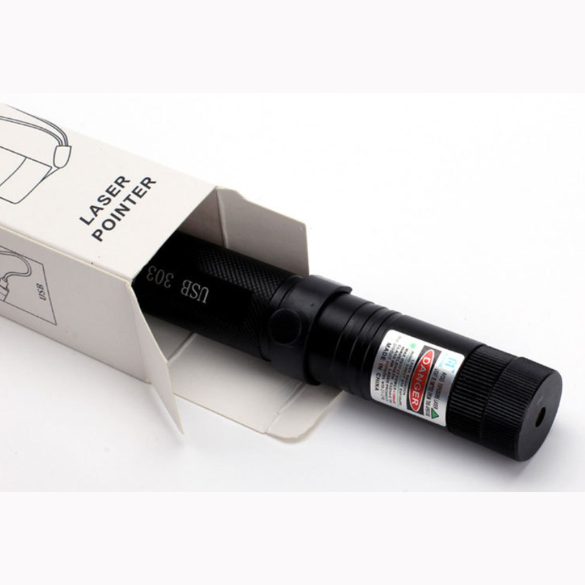High Power Laser Pointer Pen with Adjustable Focus and Safety Key Lock Blue Light - Image 9