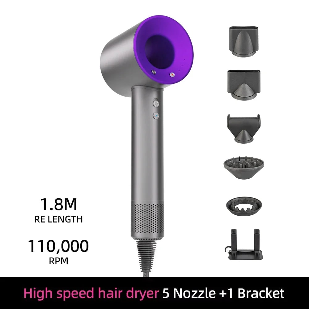 High Speed Ionic Hair Dryer Anti Frizz Negative Ion Portable Quick Dry Anti-frizz - Image 12