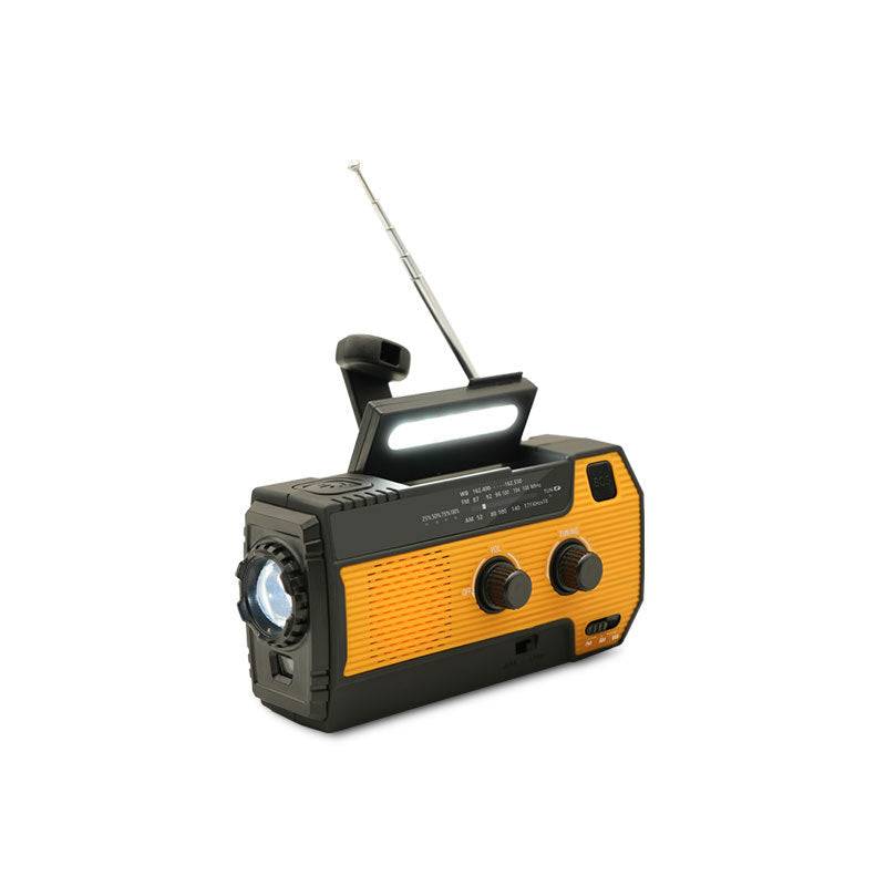 Solar-Powered Portable Emergency Radio – Multi-Function Safety Radio for Outdoor Adventures, Travel and Power Outages