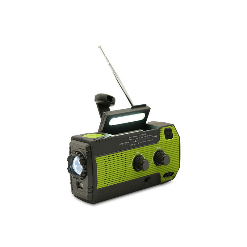 Solar-Powered Portable Emergency Radio – Multi-Function Safety Radio for Outdoor Adventures, Travel and Power Outages