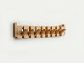Wooden Piano-Style Coat Rack – Wall-Mounted Decorative Hanger with Solid Wood Hooks | Functional Storage & Artistic Home Décor