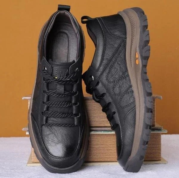 Men's Waterproof Leather Shoes - Smooth Walk