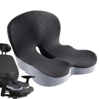 Lumbar Support Cushion for Car Seats and Chairs – Ergonomic Back Support Pillow for Sitting Comfort at Home, Office and Travel