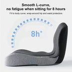 Lumbar Support Cushion for Car Seats and Chairs – Ergonomic Back Support Pillow for Sitting Comfort at Home, Office and Travel
