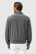 Liam – Grey Corduroy Jacket for Men