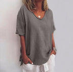 Women’s Relaxed Fit Blouse for Everyday Comfort – Lightweight Top for Work, Casual Wear and Effortless Style