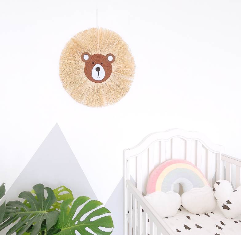 Cute Wall Decor for Nursery and Kids’ Room – Soft Decorative Artwork for Baby Bedroom Walls