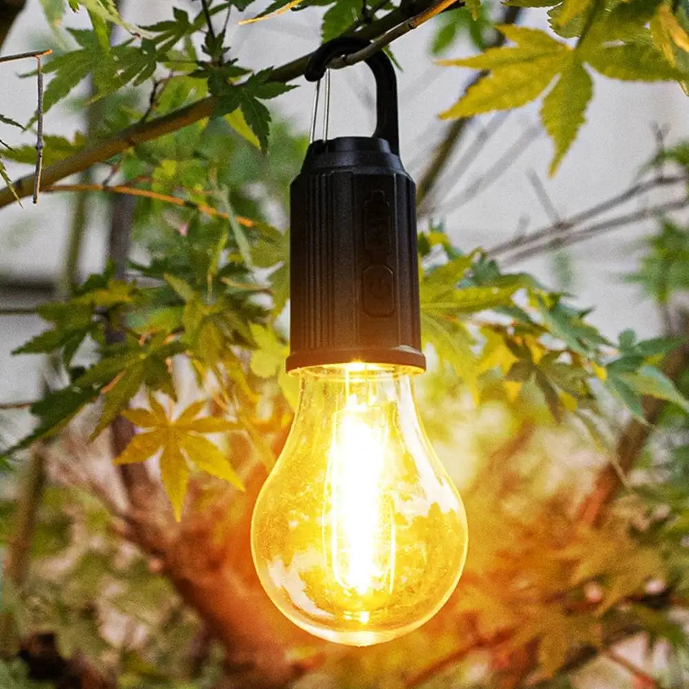 Rechargeable Waterproof Vintage LED Bulb - Perfect for Camping, Garden, and Home Use