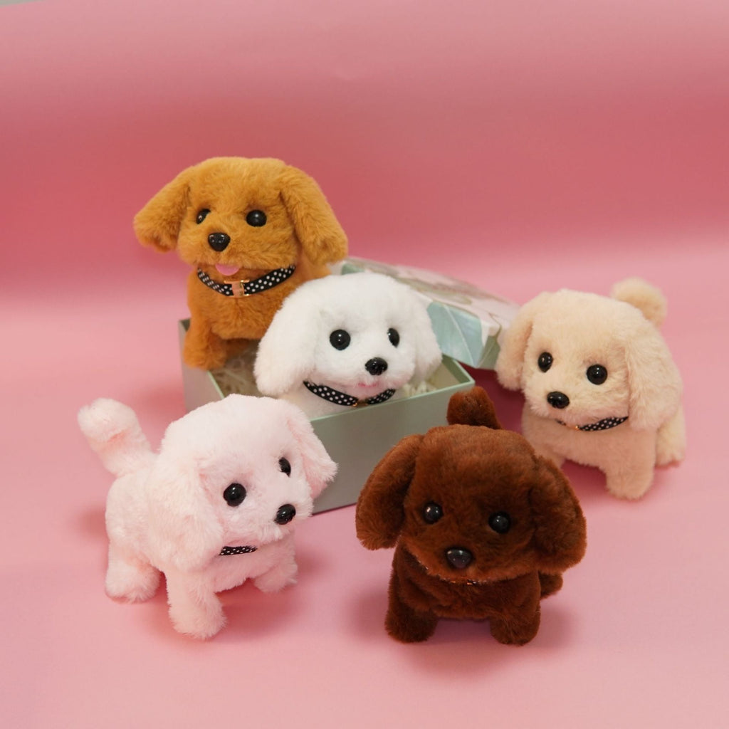 Voice & Touch Activated Robot Puppy Toy – Realistic Walking, Barking & Interactive Movements | Soft, Low-Noise & Kid-Friendly