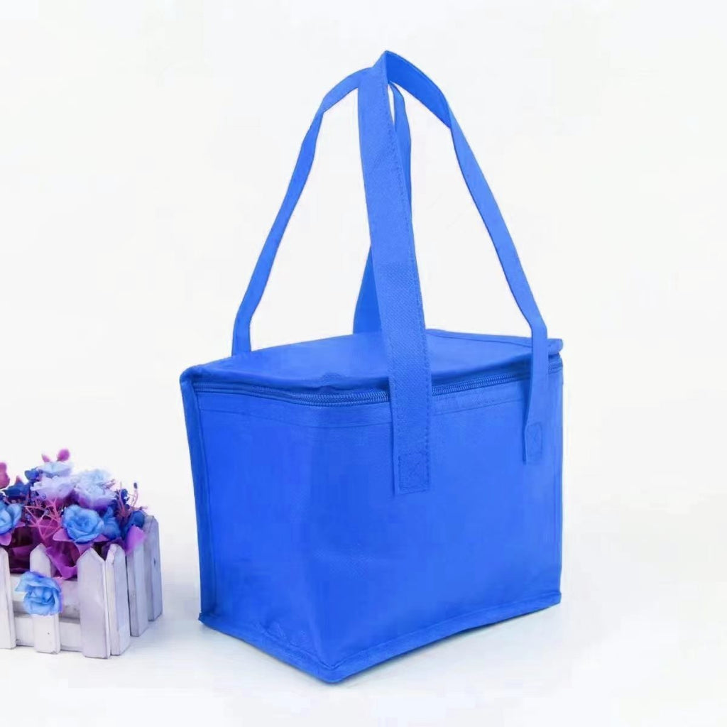 Insulated Lunch Bag and Cooler Box with Zippered Closure and Dual Handles Portable - Image 3