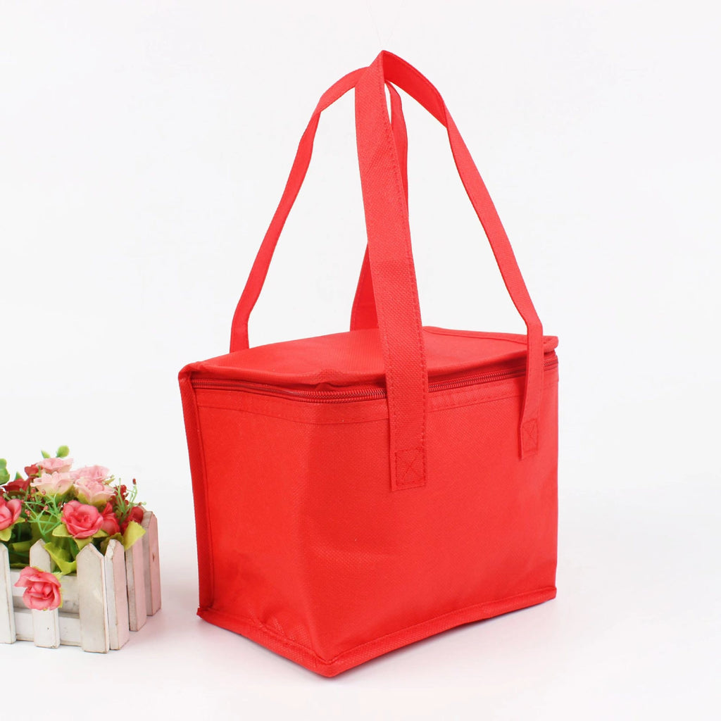 Insulated Lunch Bag and Cooler Box with Zippered Closure and Dual Handles Portable - Image 4