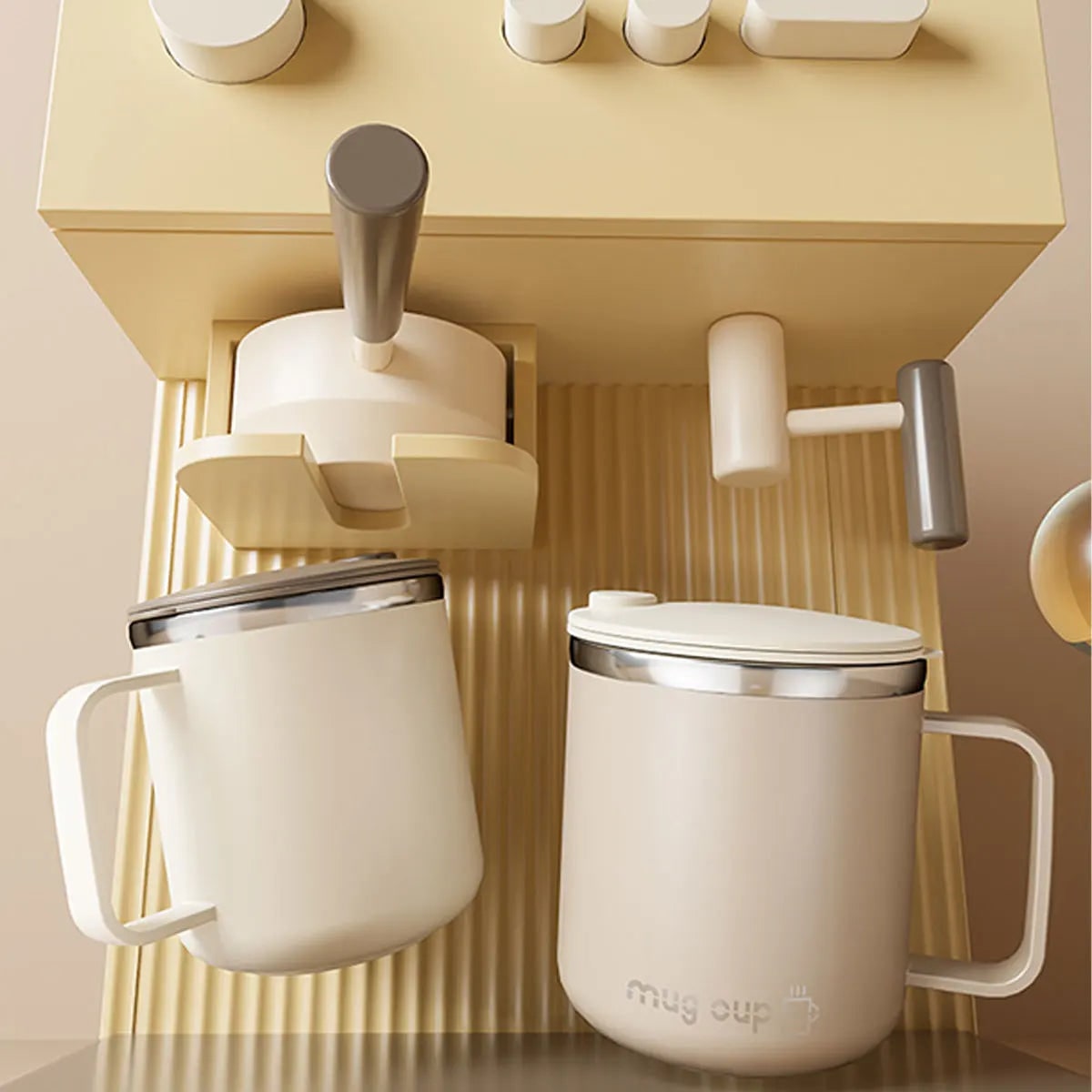 Insulated Stainless Steel Coffee Mug with Double Wall Lid and Handle for Travel 8 Oz - Image 5