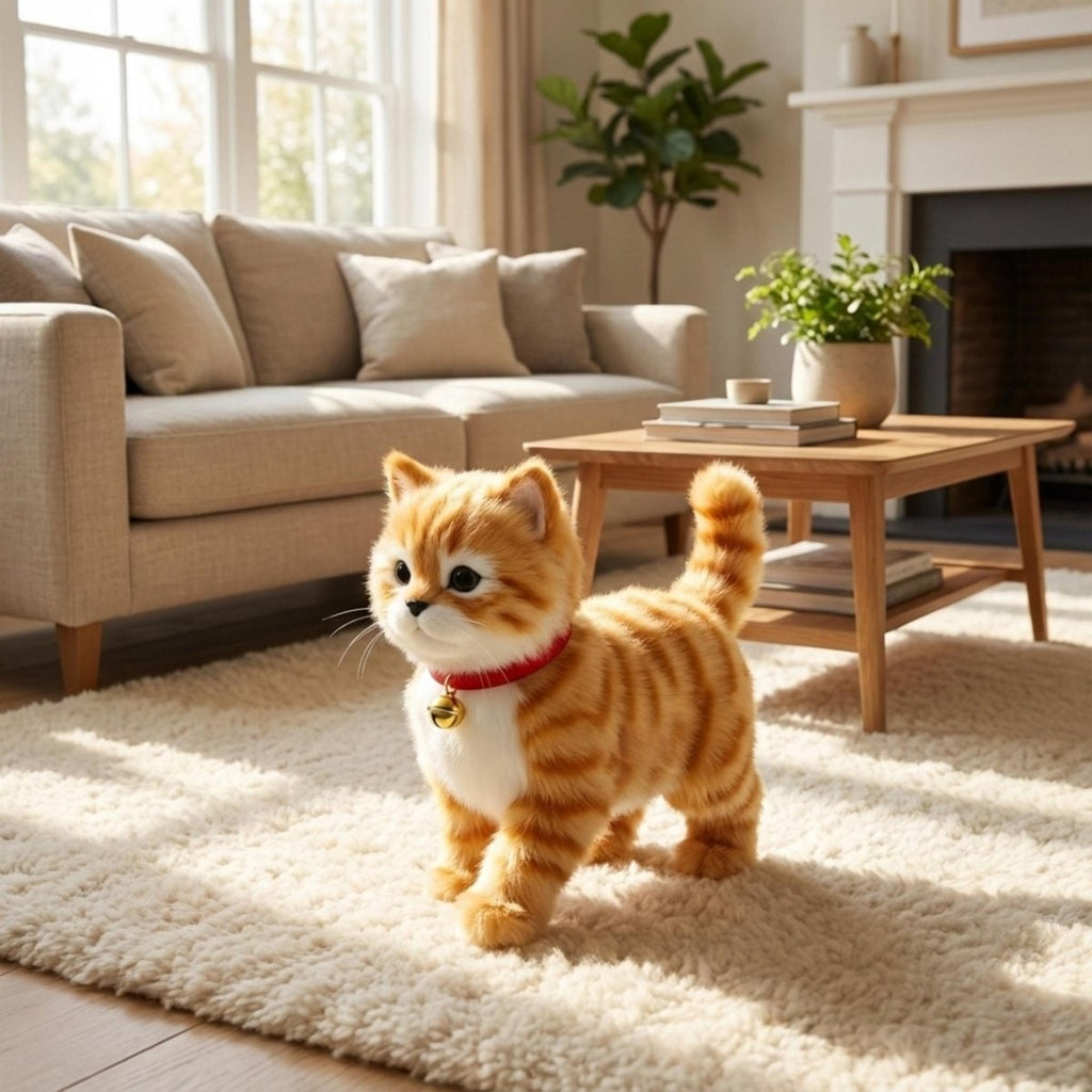 Interactive Cat Toys and Kittens with Walking Robot Realistic Meowing Electronic Pet - Image 3