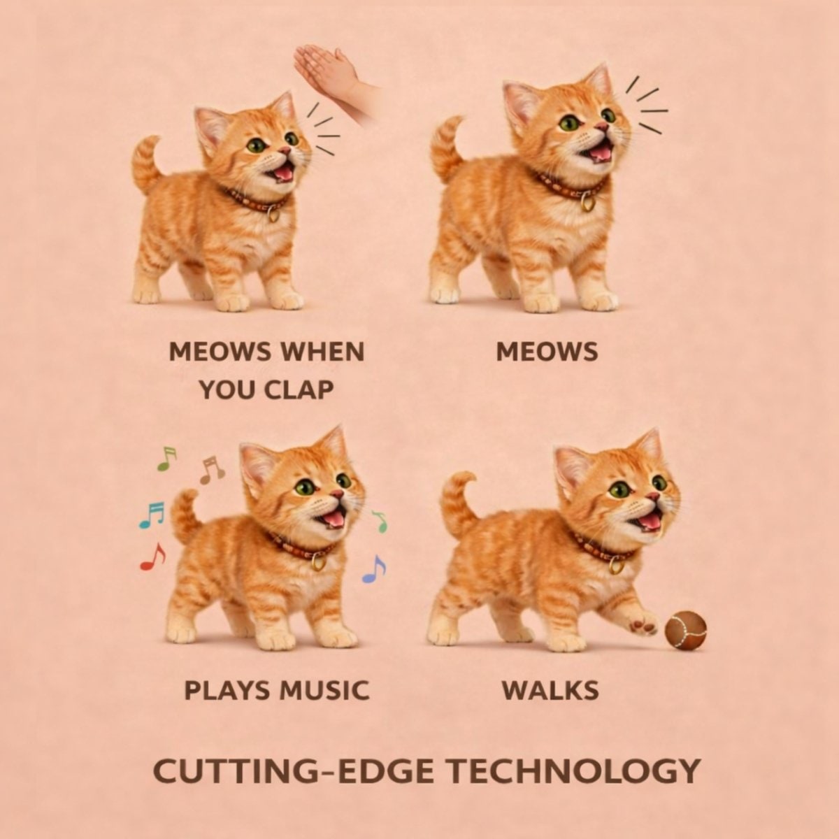 Interactive Cat Toys and Kittens with Walking Robot Realistic Meowing Electronic Pet - Image 6