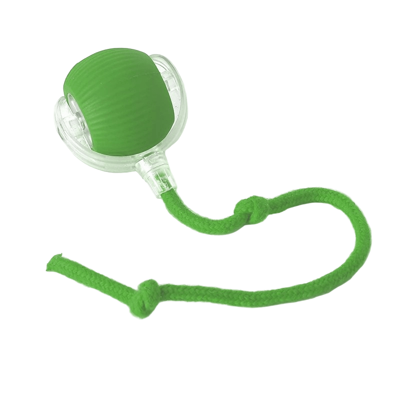 Interactive Dog Ball Toy with Motorized Rolling Motion and Textured Rubber Exterior - Image 11
