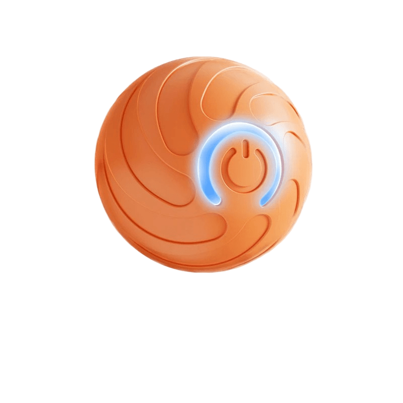 Interactive Dog Ball Toy with Motorized Rolling Motion and Textured Rubber Exterior - Image 12
