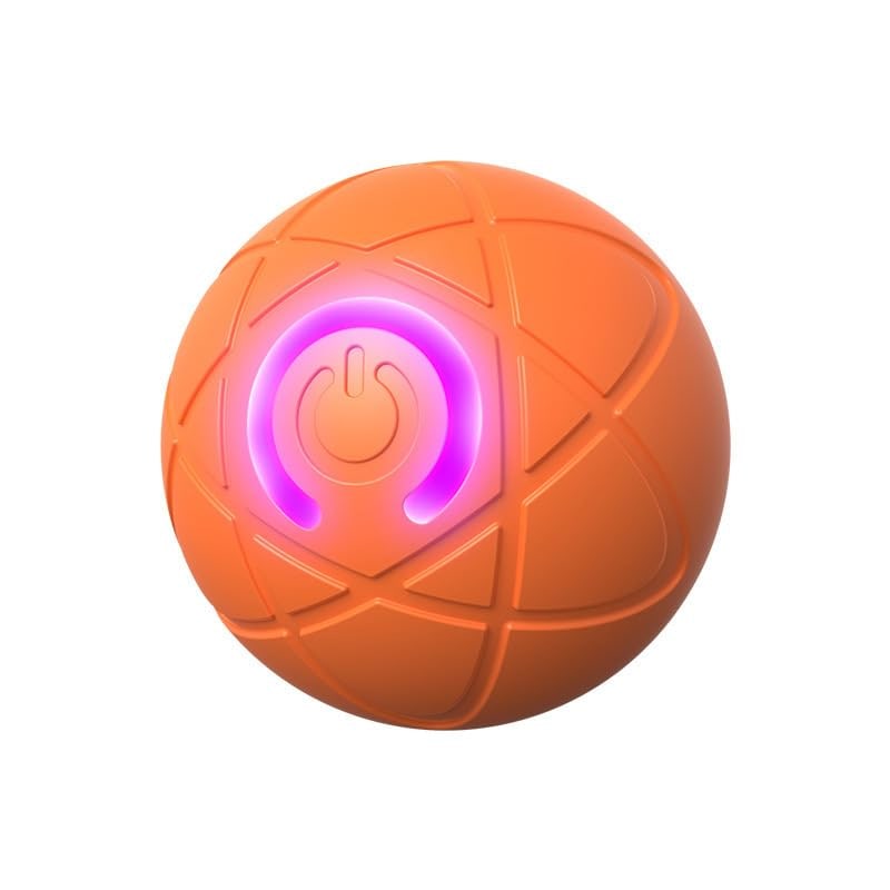 Interactive Dog Ball Toy with Motorized Rolling Motion and Textured Rubber Exterior - Image 24