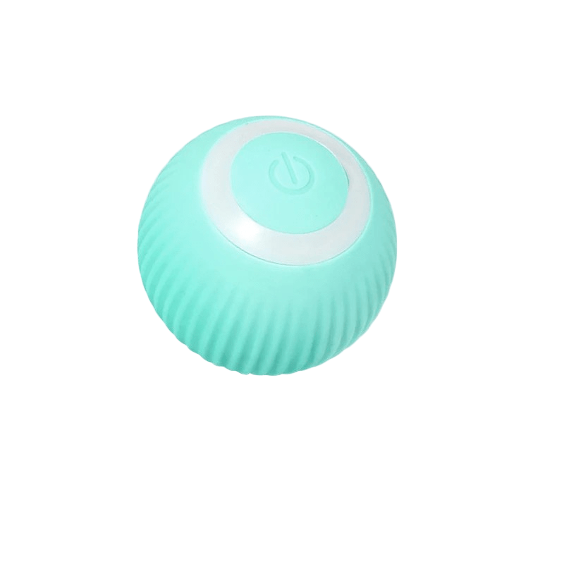 Interactive Dog Ball Toy with Motorized Rolling Motion and Textured Rubber Exterior - Image 4
