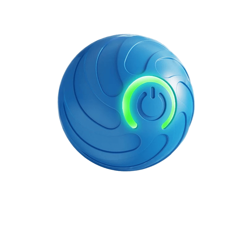 Interactive Dog Ball Toy with Motorized Rolling Motion and Textured Rubber Exterior - Image 6