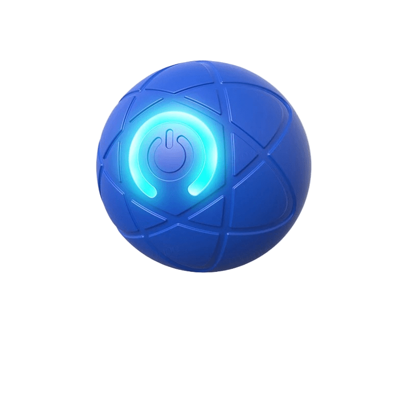 Interactive Dog Ball Toy with Motorized Rolling Motion and Textured Rubber Exterior - Image 8