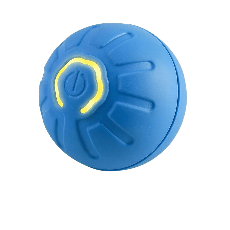 Interactive Dog Ball Toy with Motorized Rolling Motion and Textured Rubber Exterior - Image 9