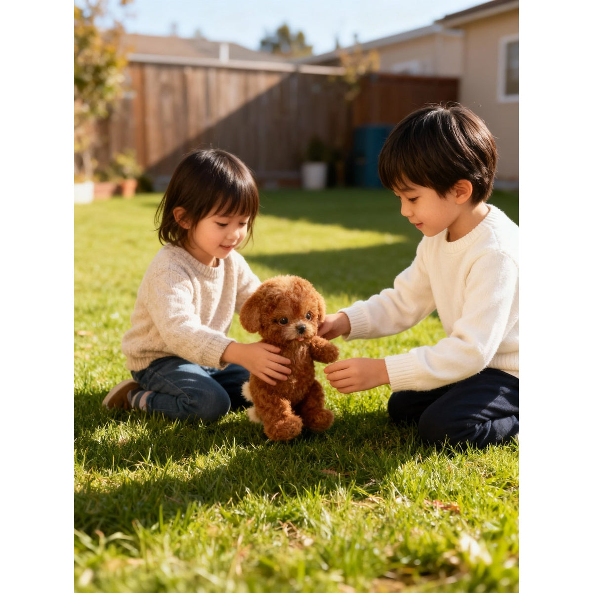 Interactive Dog Toy with Realistic Plush Fur Sounds and Moving Features - Image 6