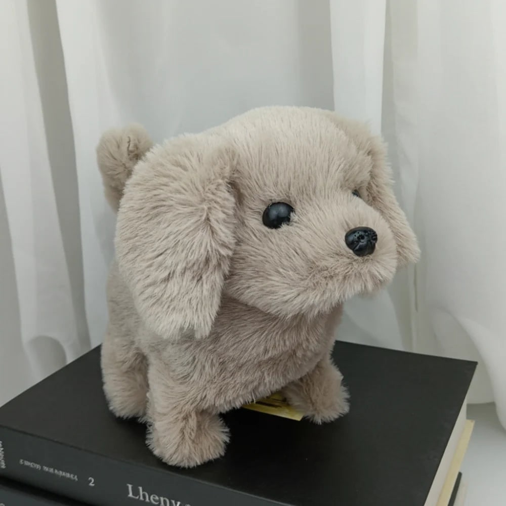 Interactive Robot Dog Toy with Walking Motion and Barking Sounds Plush Puppy - Image 4