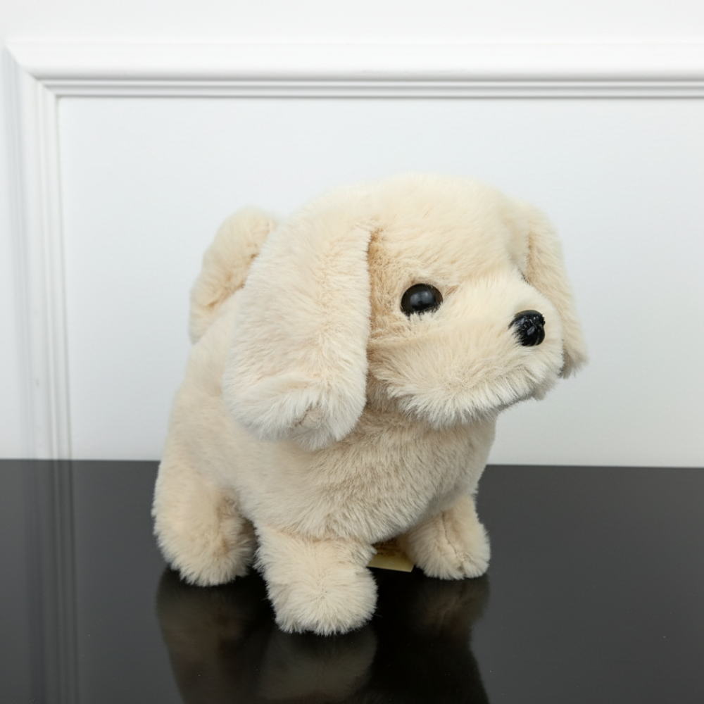 Interactive Robot Dog Toy with Walking Motion and Barking Sounds Plush Puppy - Image 5