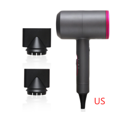 Ionic Hair Dryer with Diffuser and Concentrator Nozzles for Portable Styling With Comb - Image 12