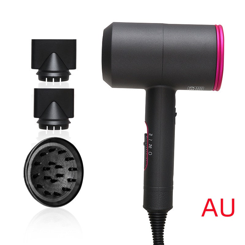 Ionic Hair Dryer with Diffuser and Concentrator Nozzles for Portable Styling With Comb - Image 16