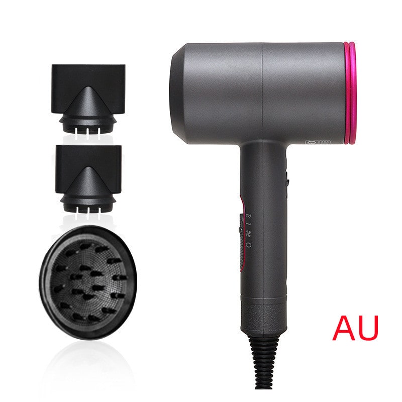 Ionic Hair Dryer with Diffuser and Concentrator Nozzles for Portable Styling With Comb - Image 7