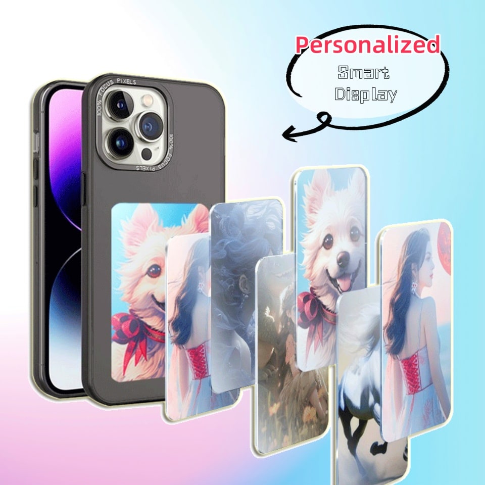 Iphone Case with Strap and E-Ink Wallet Display Waterproof Phone Pouch with Protective Bumper - Image 3