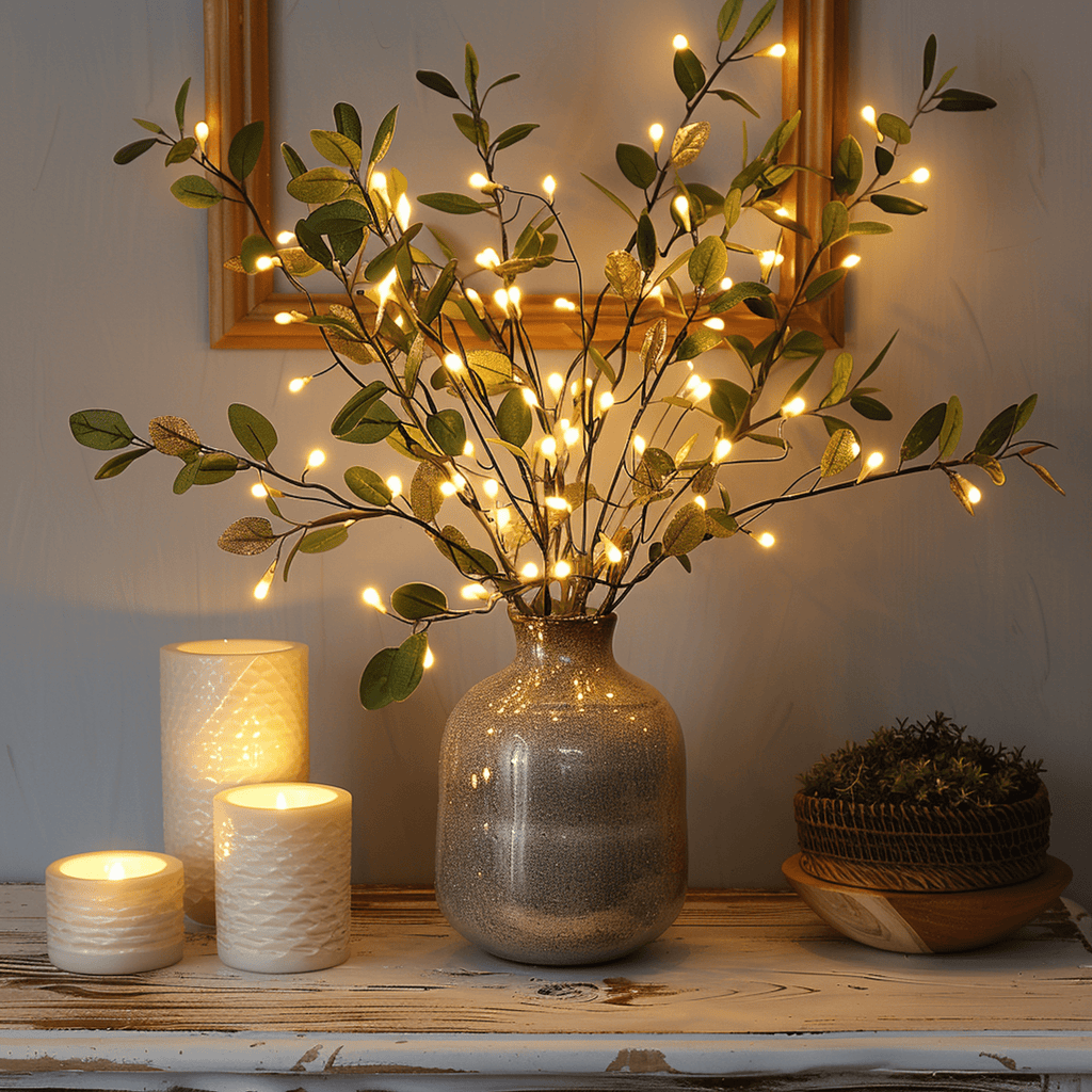 GlowBranch: Enchanting LED Tree Branch for a Touch of Magic